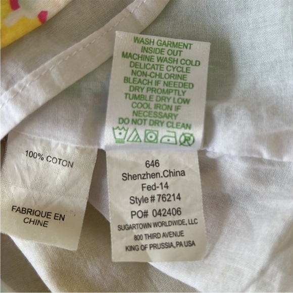 Lilly Pulitzer Multi State Patch Patchwork Print Sleeveless Delia Shift Dress - Picture 11 of 14